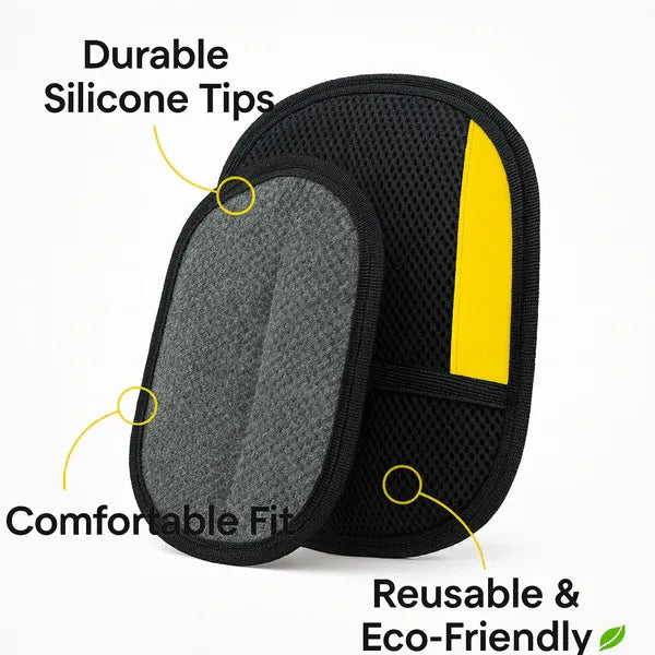 Washable Pet Hair Remover Glove for Sofa, Bed & Carpet